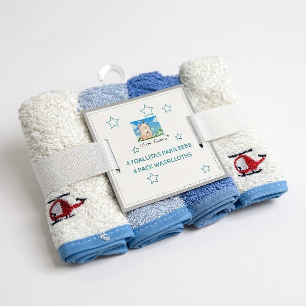 Wash Clothe 4 pc - Little Alpaca