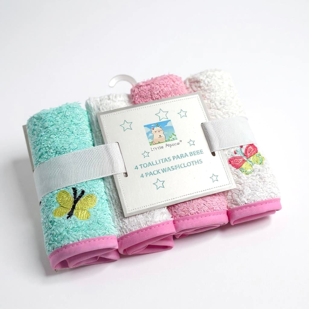 Wash Clothe 4 pc - Little Alpaca