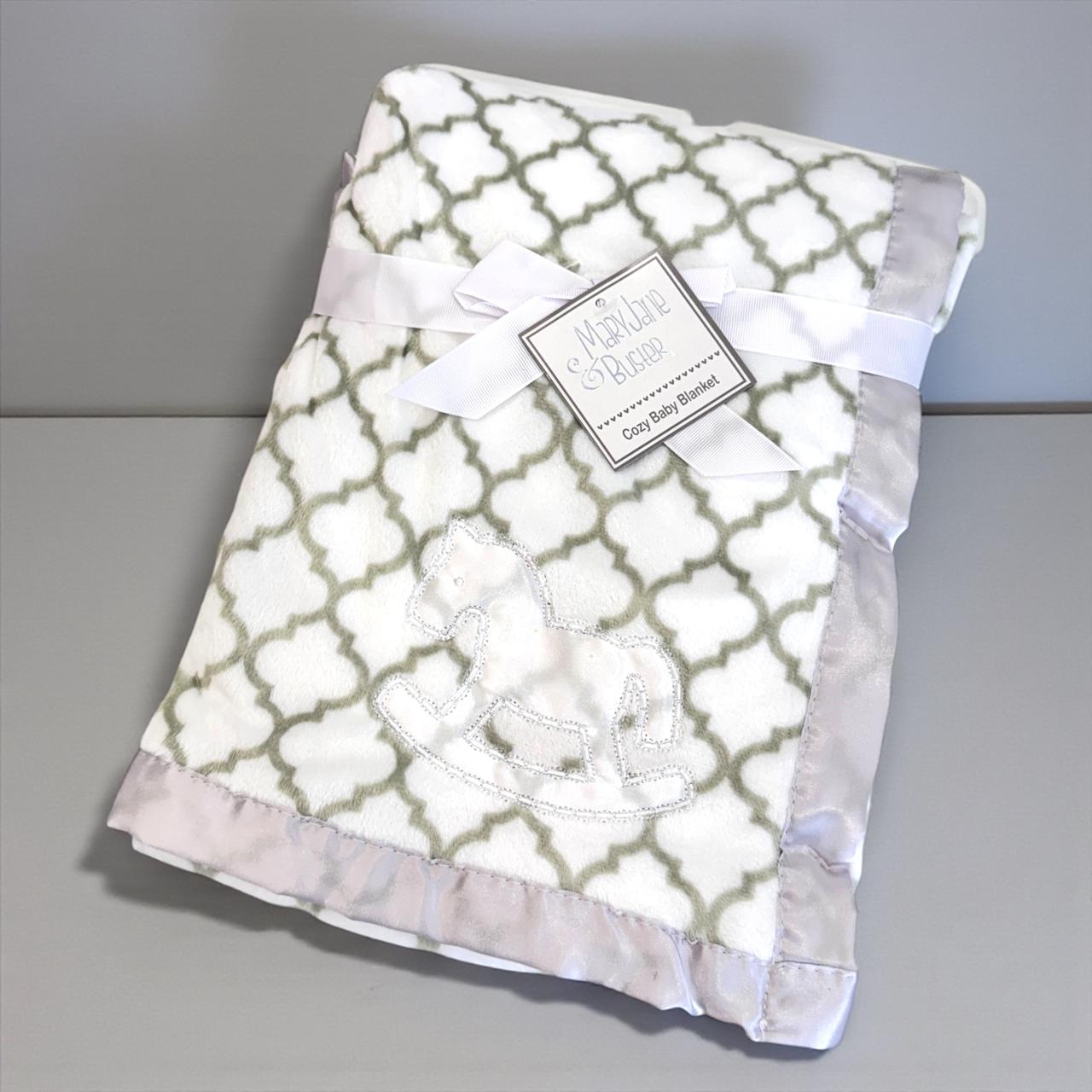 Premium Gray Plush Blanket