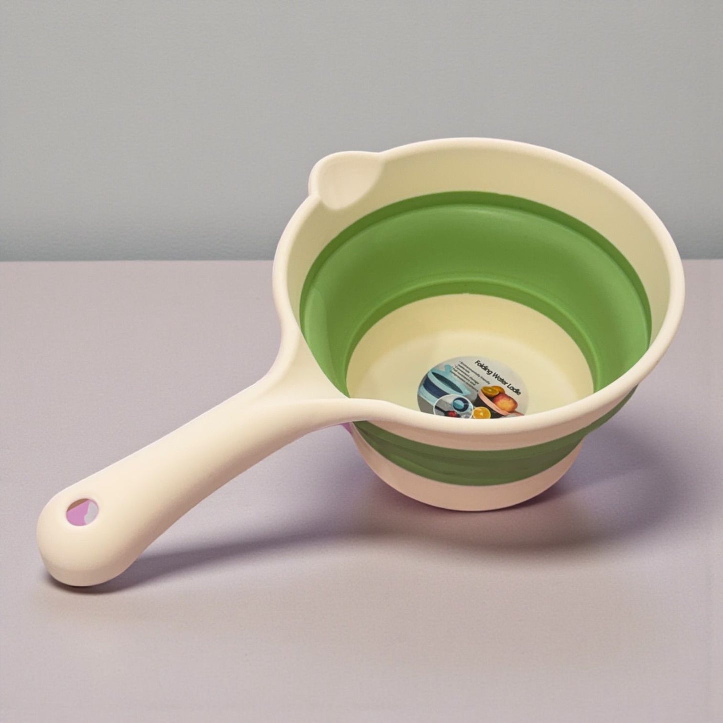 Foldable Baby Bath Rinse Cup with Easy-Grip Handle