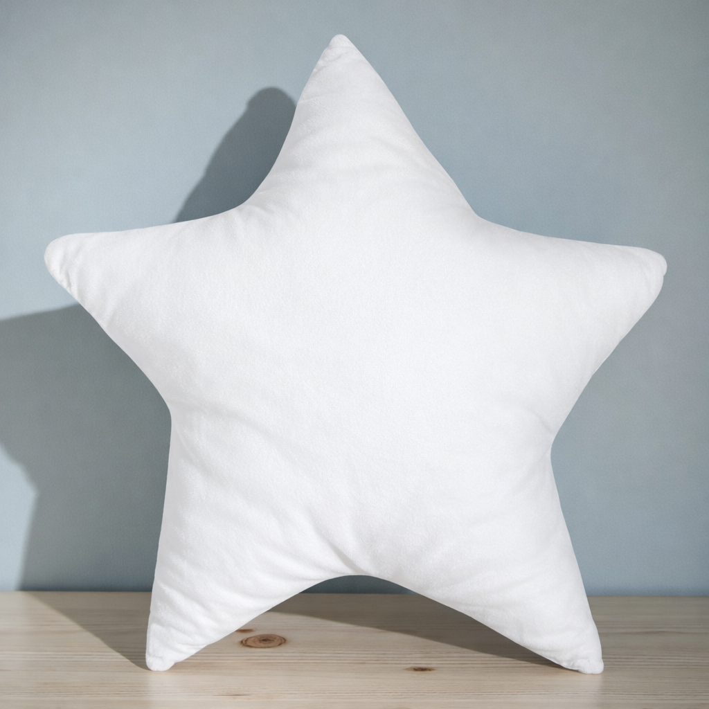 Rockabye Shaped Plush Pillows – Star, Heart & Cloud
