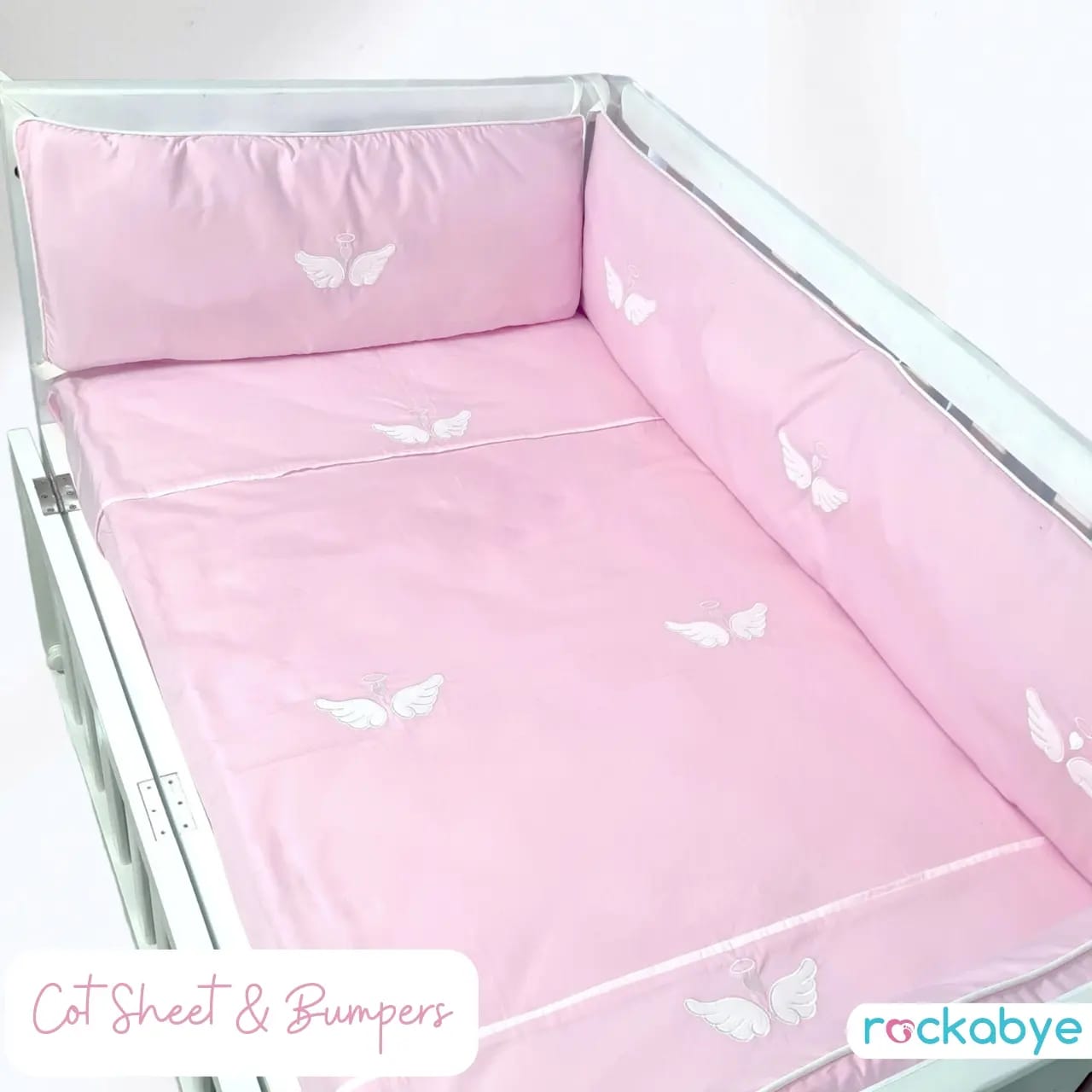 3pcs Bumper Set - Darling Angel-Pink