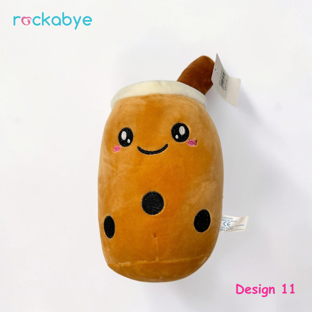 Soft Toy - Design 11 - Brown Bubble Tea