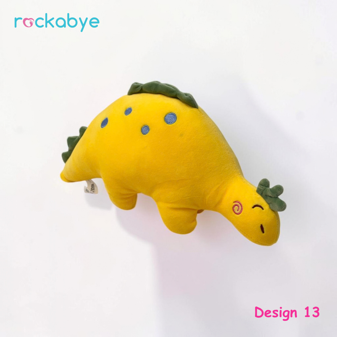 Soft Toy - Design 13 - Yellow Dinosaur