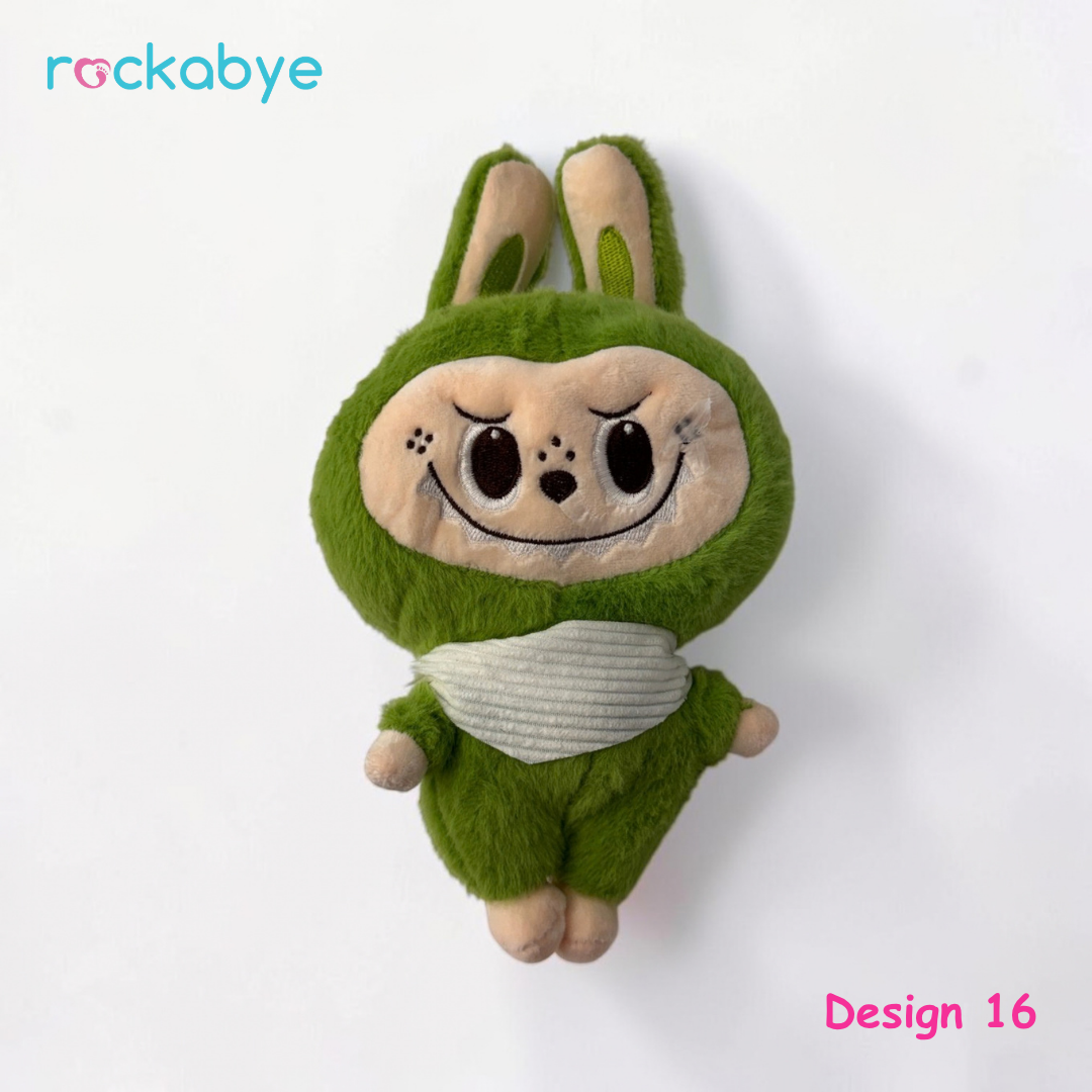 Soft Toy - Design 16 - Green Labubu-Style Bunny