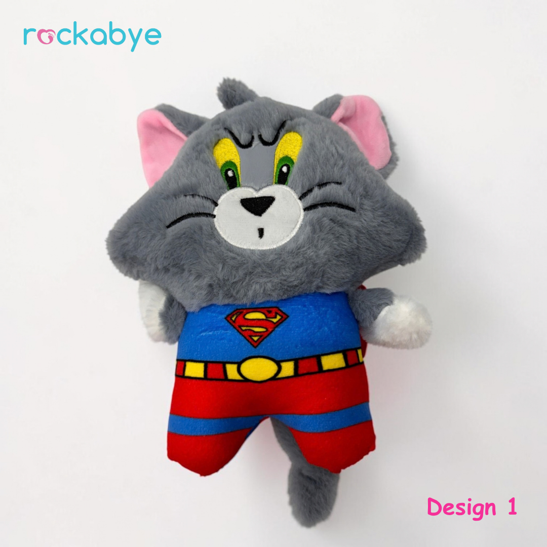 Soft Toy - Design 1 - Superhero Tom Cat