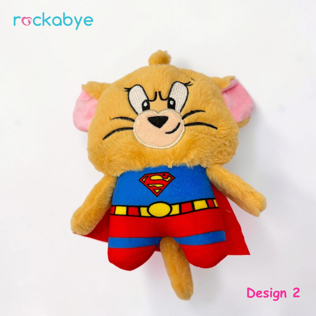 Soft Toy - Design 2 - Superhero Jerry Mouse