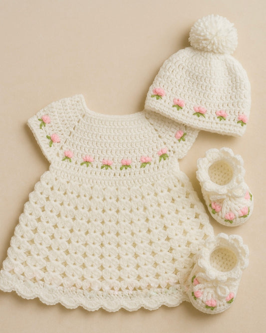 Crochet Baby Take me home outfit