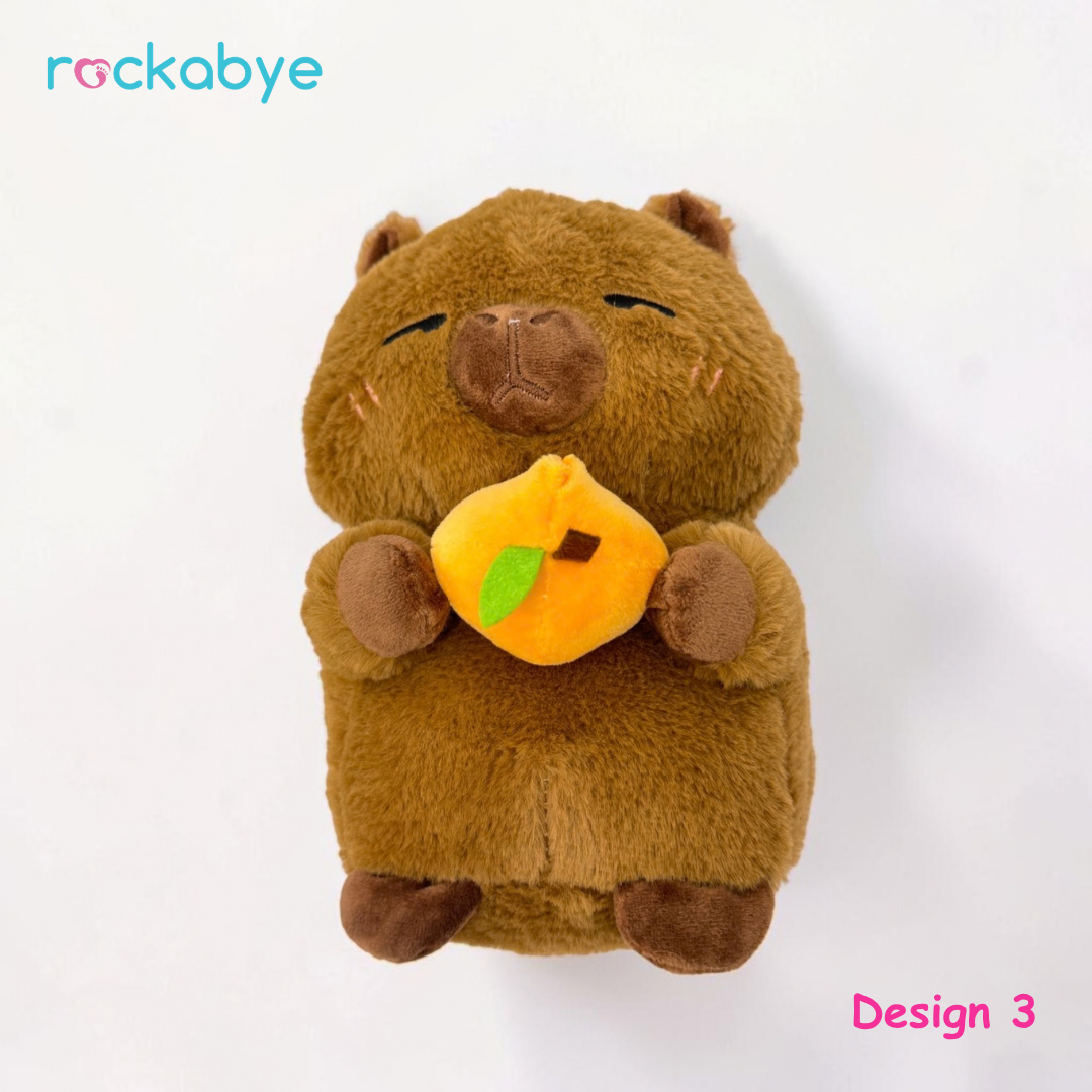 Soft Toy - Design 3 - Capybara with Orange