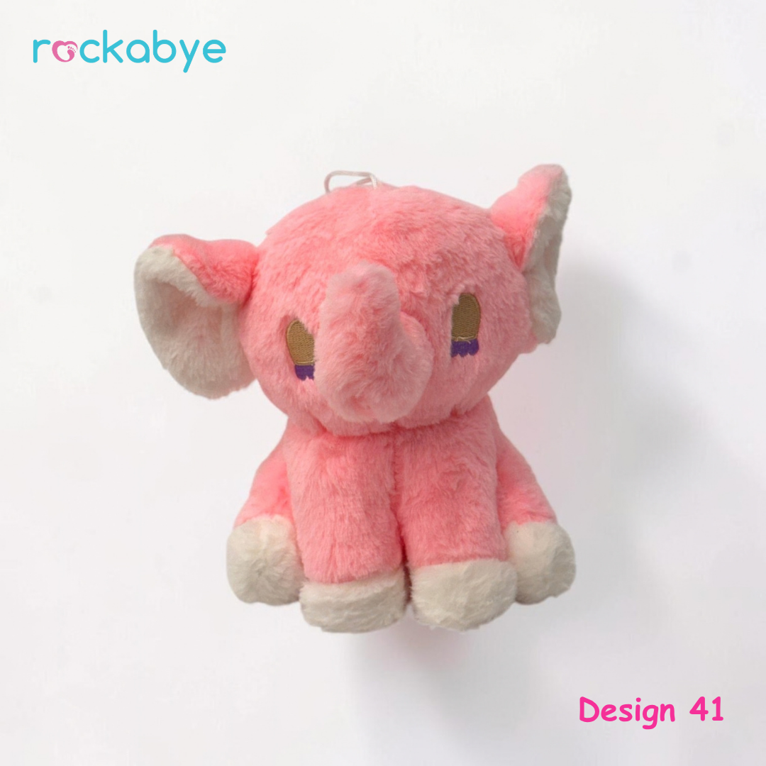 Soft Toy - Design 41 - Pink Elephant