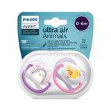 PHILIPS AVENT - Ultra Air Soother Animals 0-6 months 2 Pack