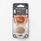 Tommee Tippee - 2Pc 0-6m Silicone NightGlow Soother