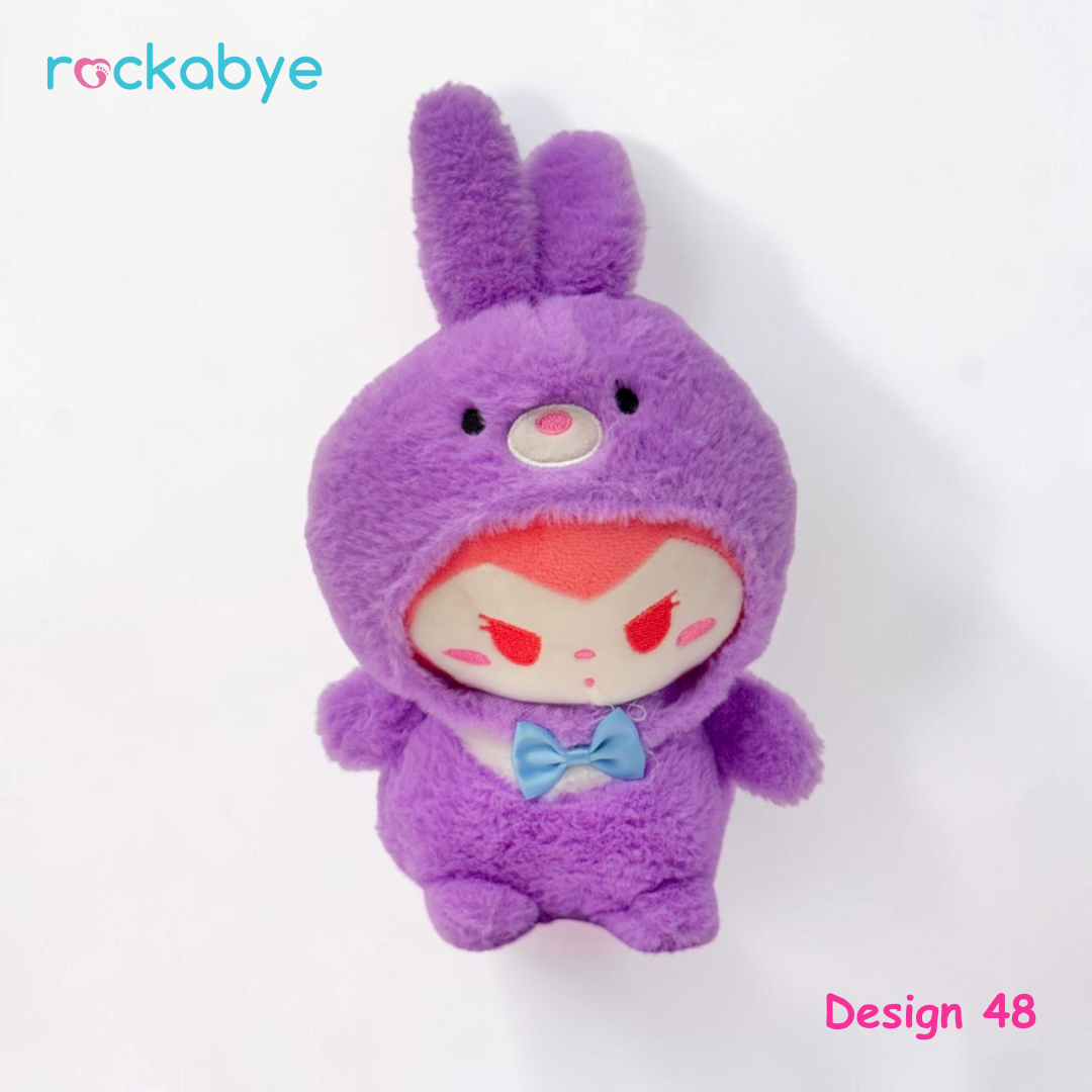Soft Toy - Design 48 - Purple Bunny Character