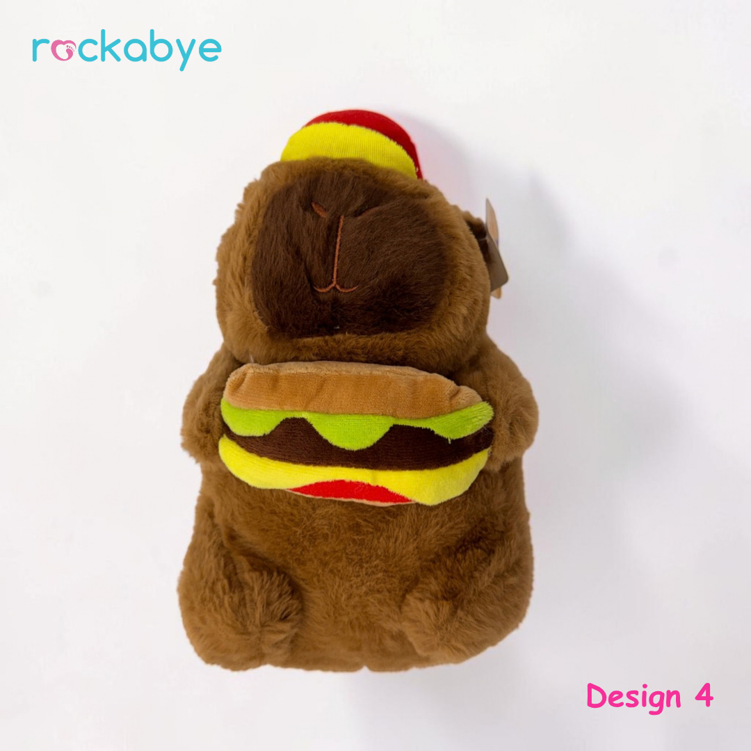Soft Toy - Design 4 - Capybara with Burger