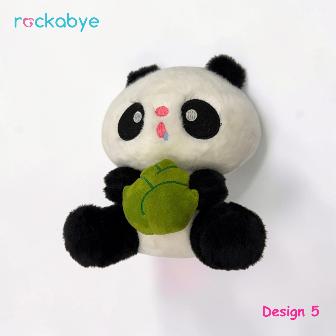 Soft Toy - Design 5 - Panda with Green Leaf
