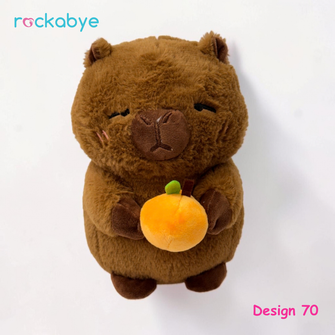 Soft Toy - Design 70 - Capybara with Peach