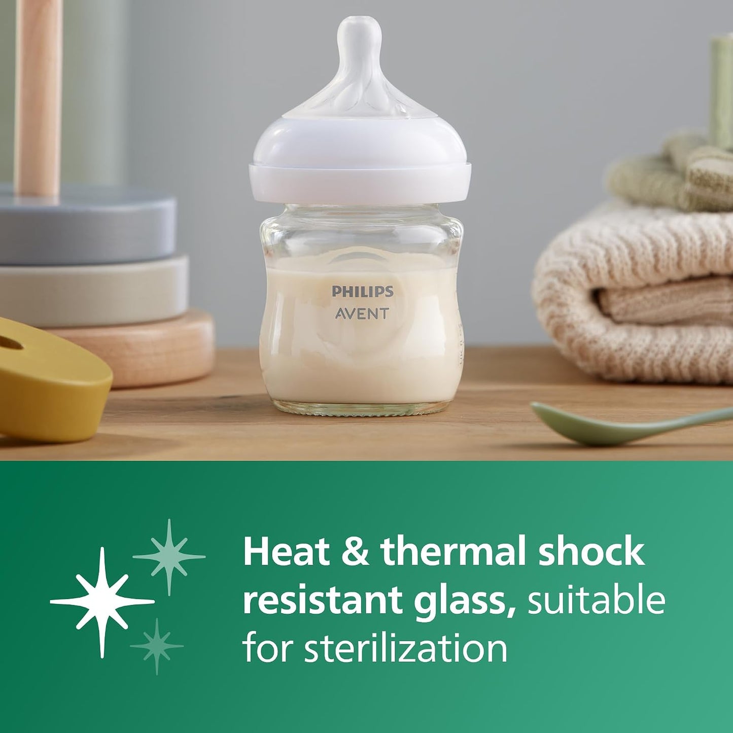 PHILIPS AVENT - Natural Glass Bottle 120ml