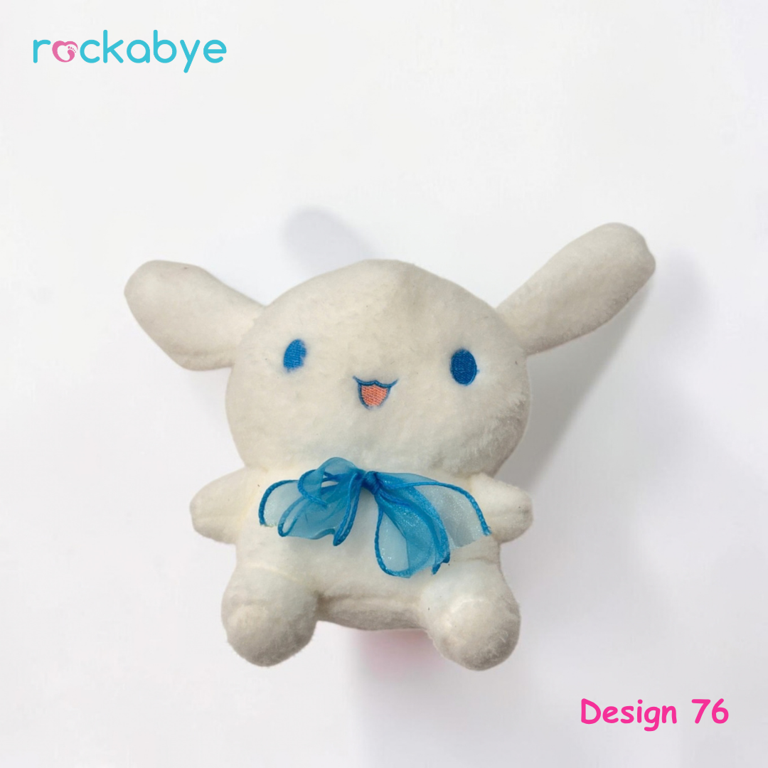 Soft Toy - Design 76 - White Cinnamoroll with Blue Bow