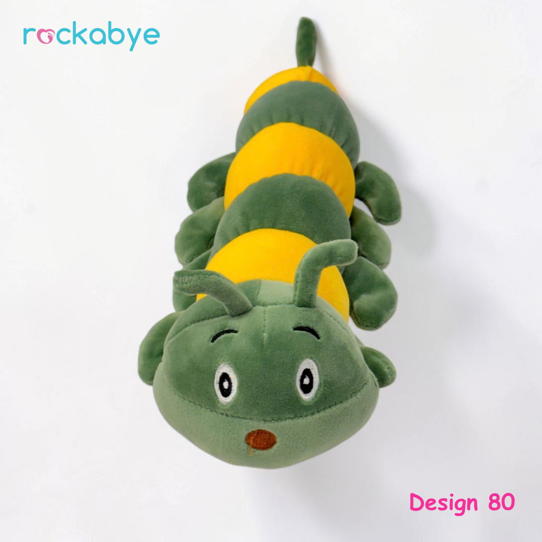 Soft Toy - Design 80 - Green Caterpillar