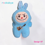 Soft Toy - Design 87 - Blue Guitar Labubu-Style Bunny