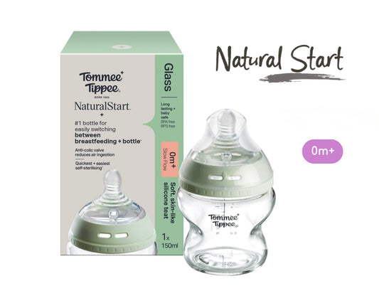 Natural Start Glass Bottle 150ml - Tommee Tippee