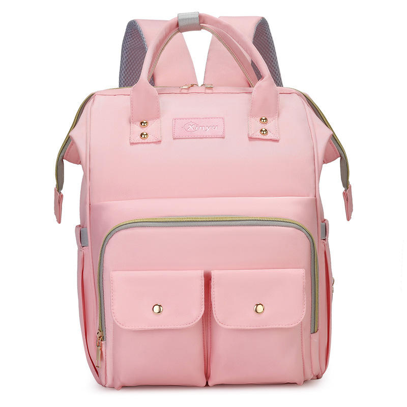 Double Button Pocket - Diaper Bag
