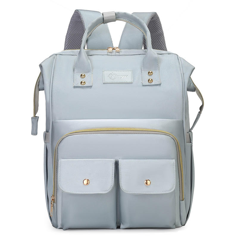 Double Button Pocket - Diaper Bag