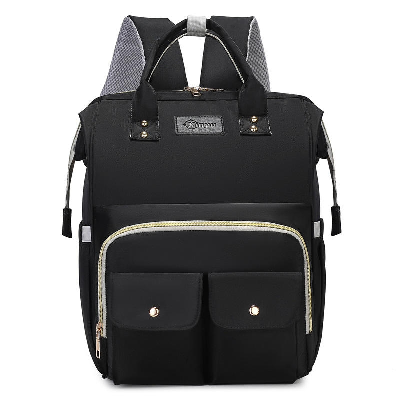 Double Button Pocket - Diaper Bag