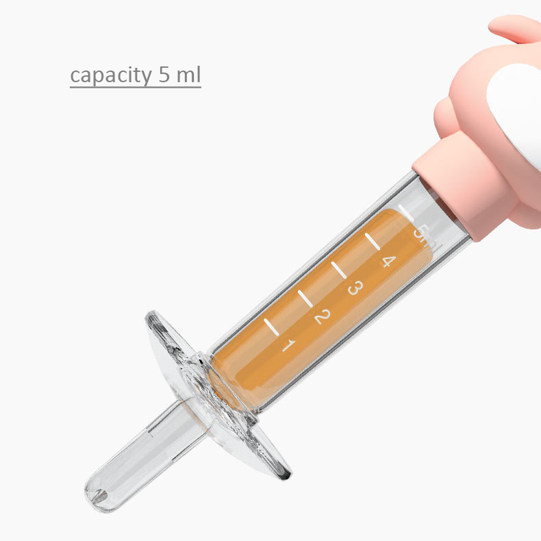 5ml Anti Choking Baby Medicine Dispense Syringe Feeder