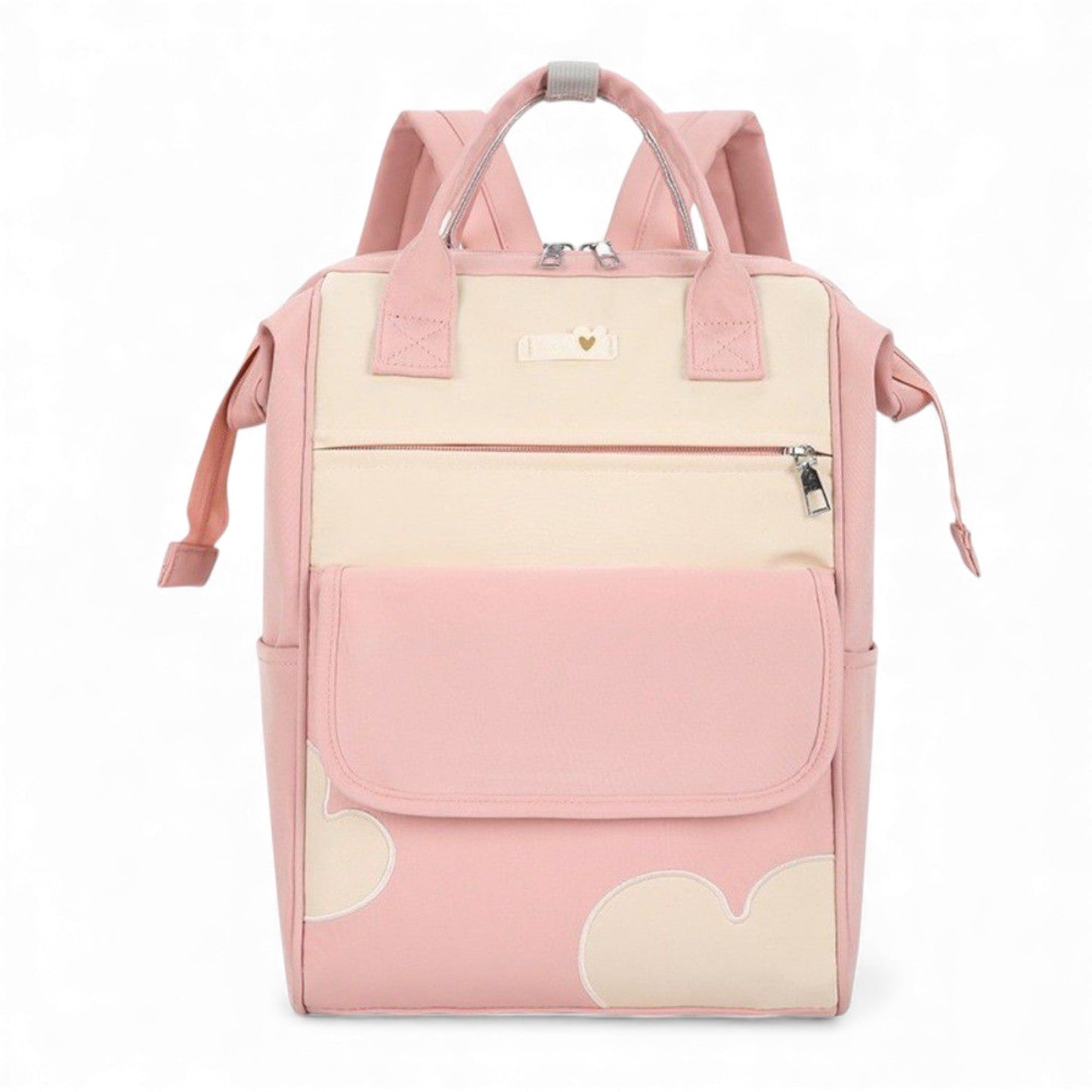 Heart Applique - Diaper Bag