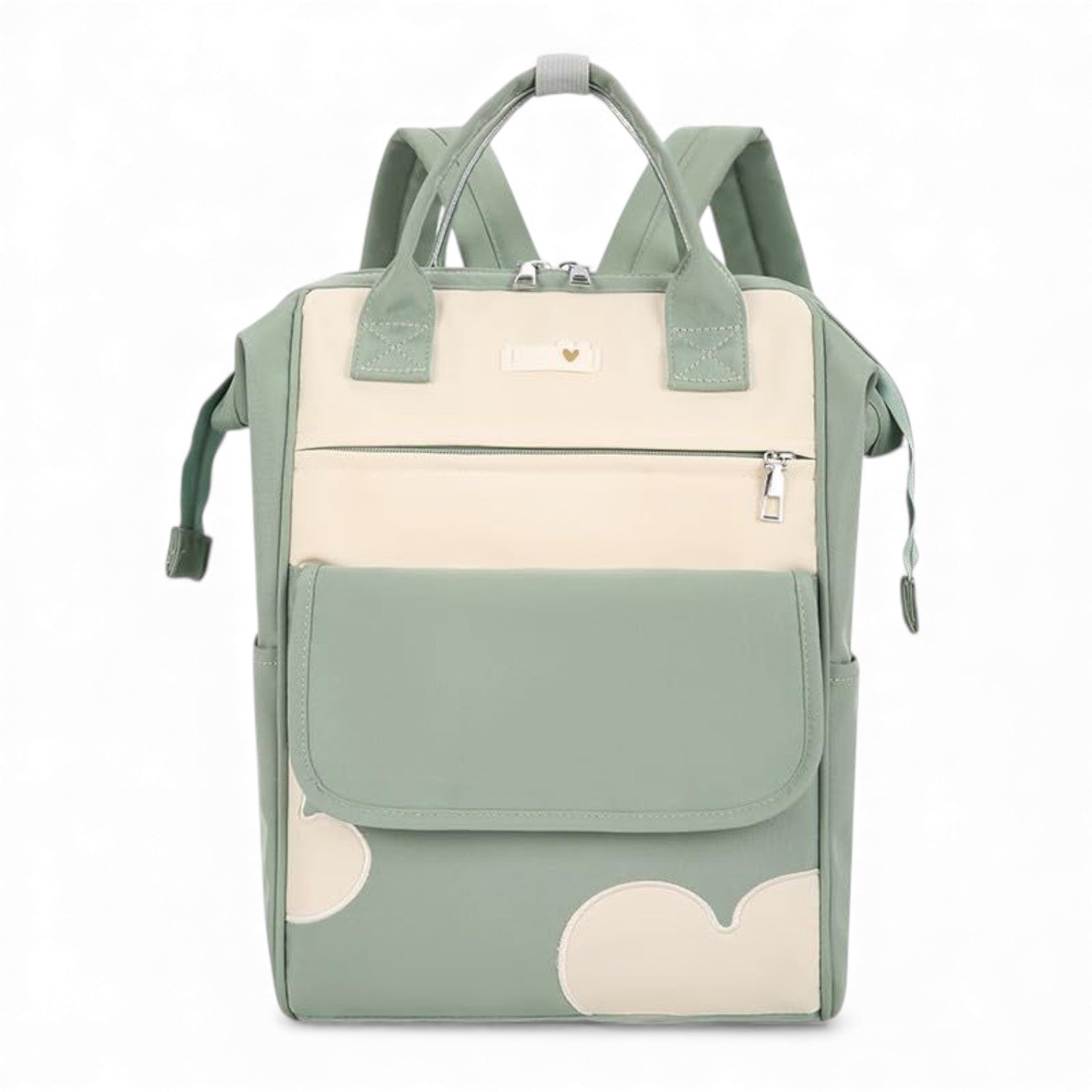 Heart Applique - Diaper Bag