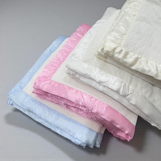 Baby Blanket - Satin Border