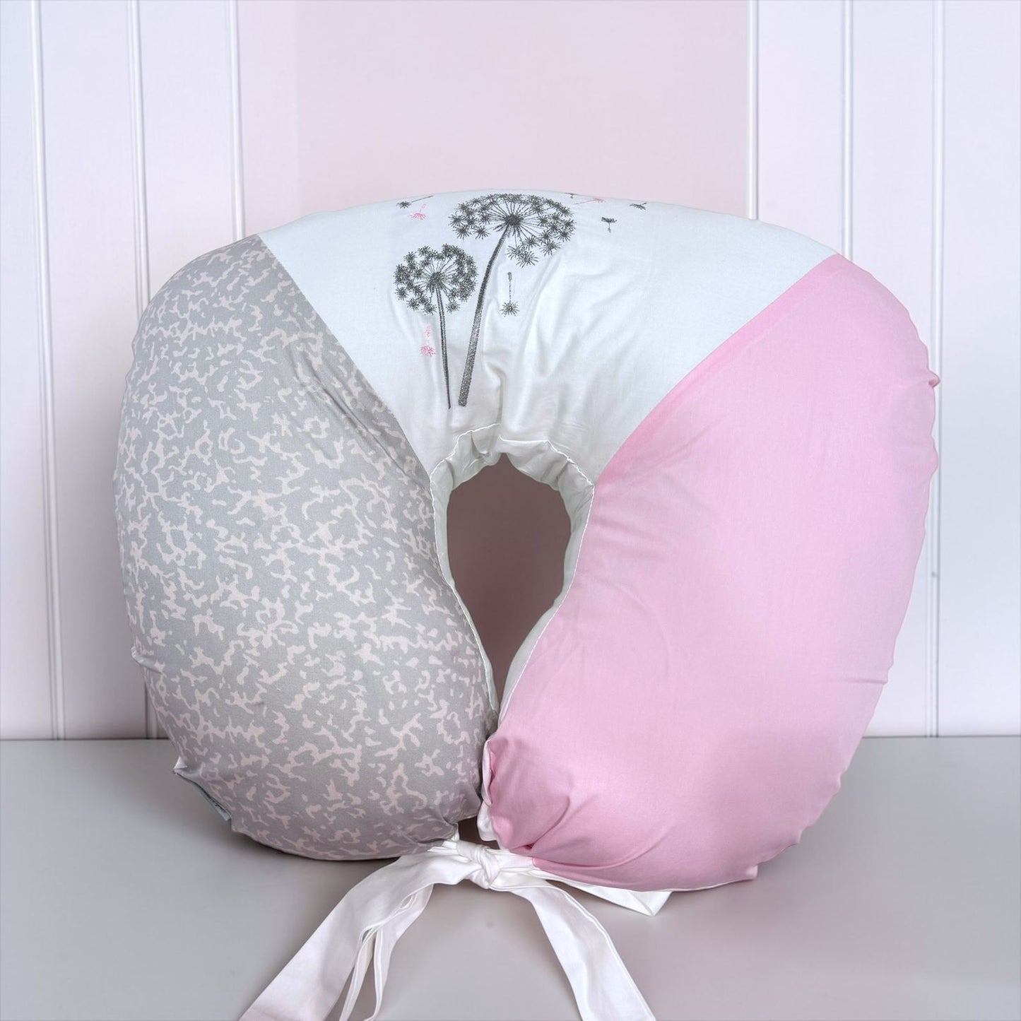 Feeding Pillow - Dandelion Pink