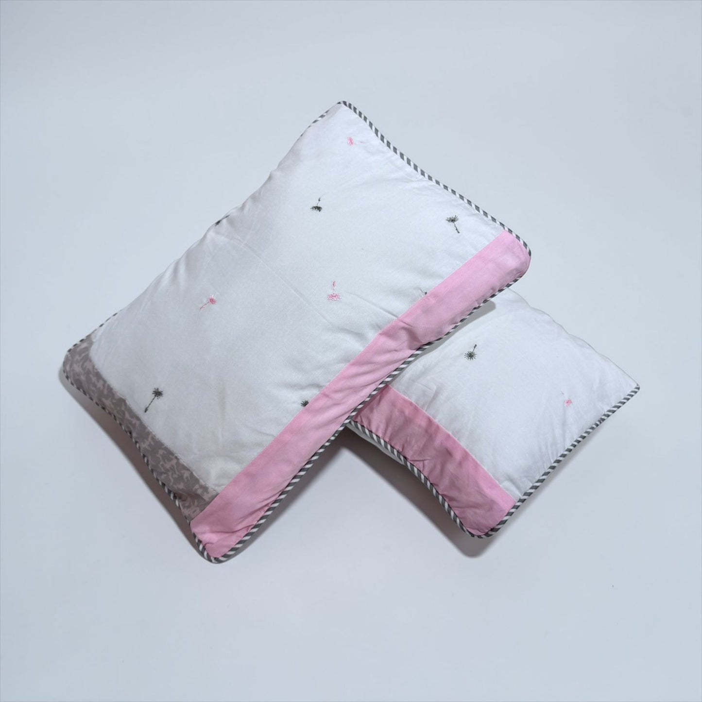 Box Pillow Cover- Dandelion Pink
