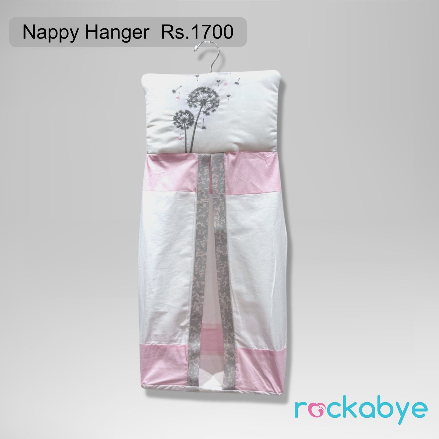 Nappy Hanger- Dandelion Pink