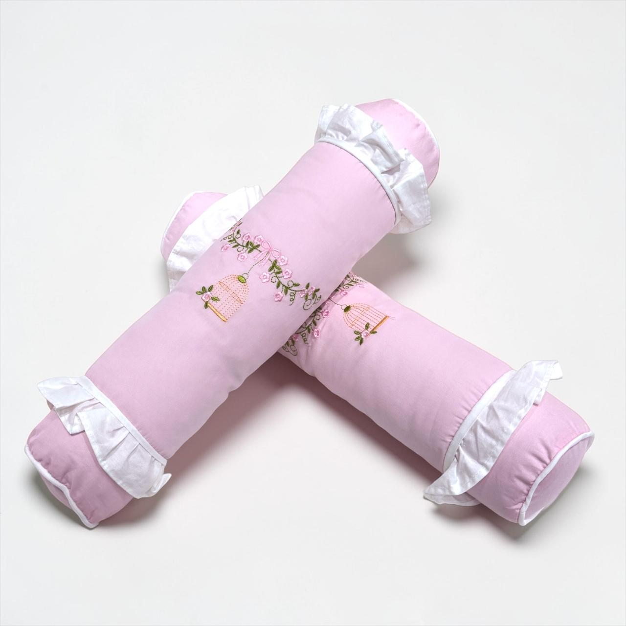 Roller Pillow Cover- Dove Cove