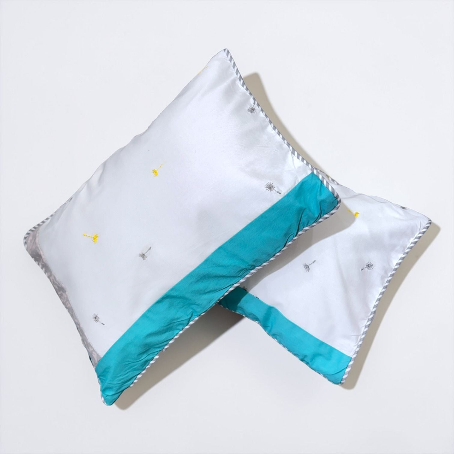 Box Pillow Cover- Dandelion Green