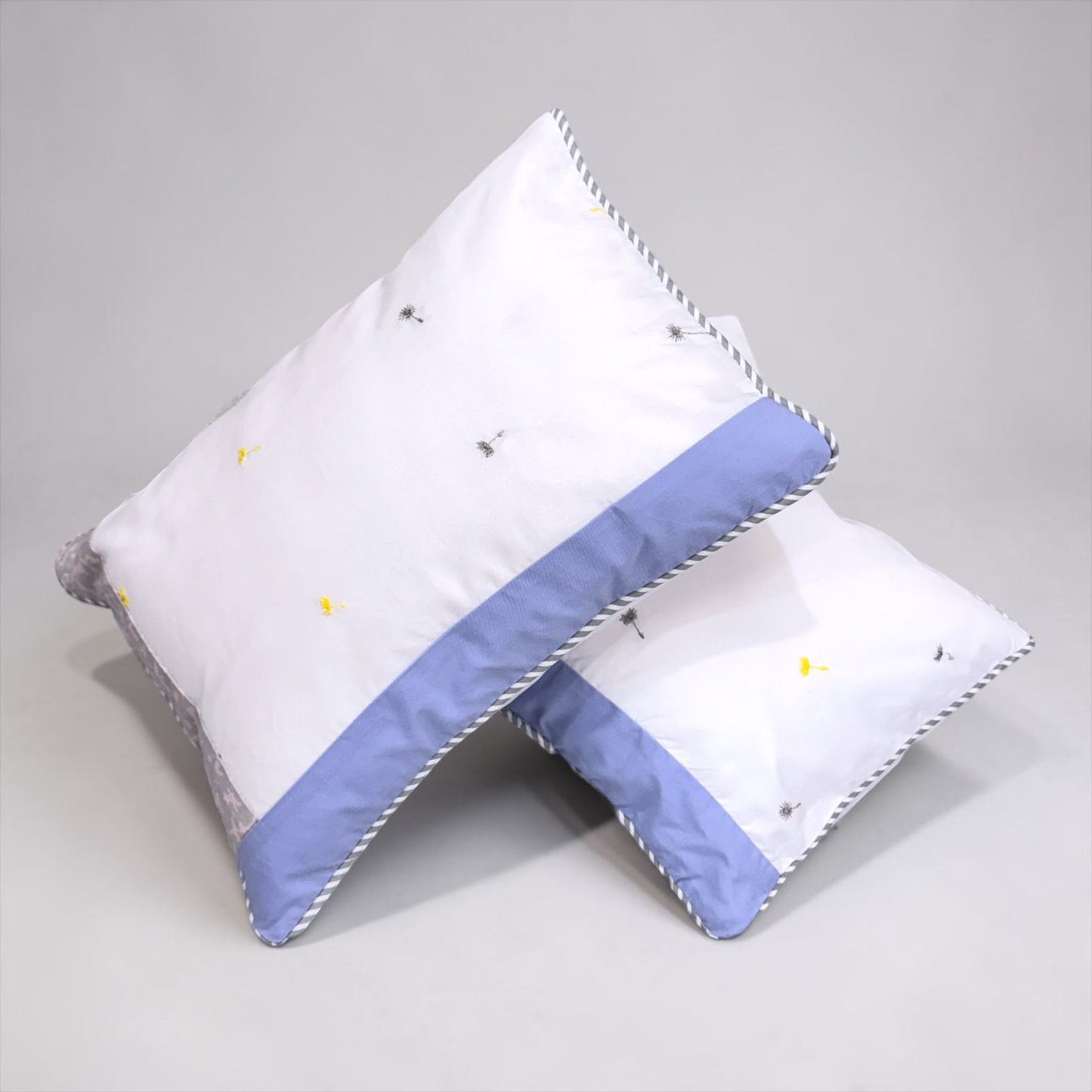Box Pillow Cover- Dandelion Blue