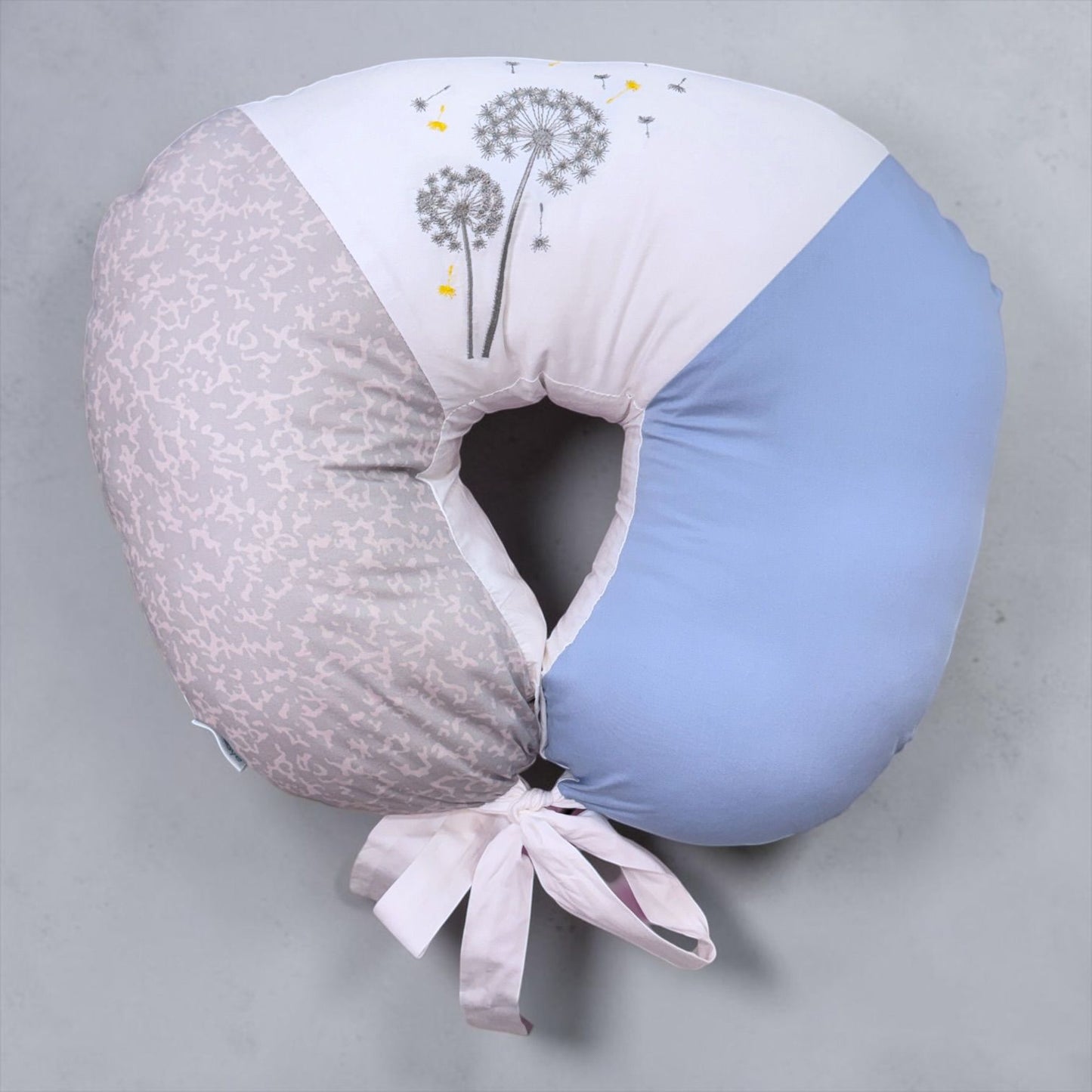 Feeding Pillow - Dandelion Blue