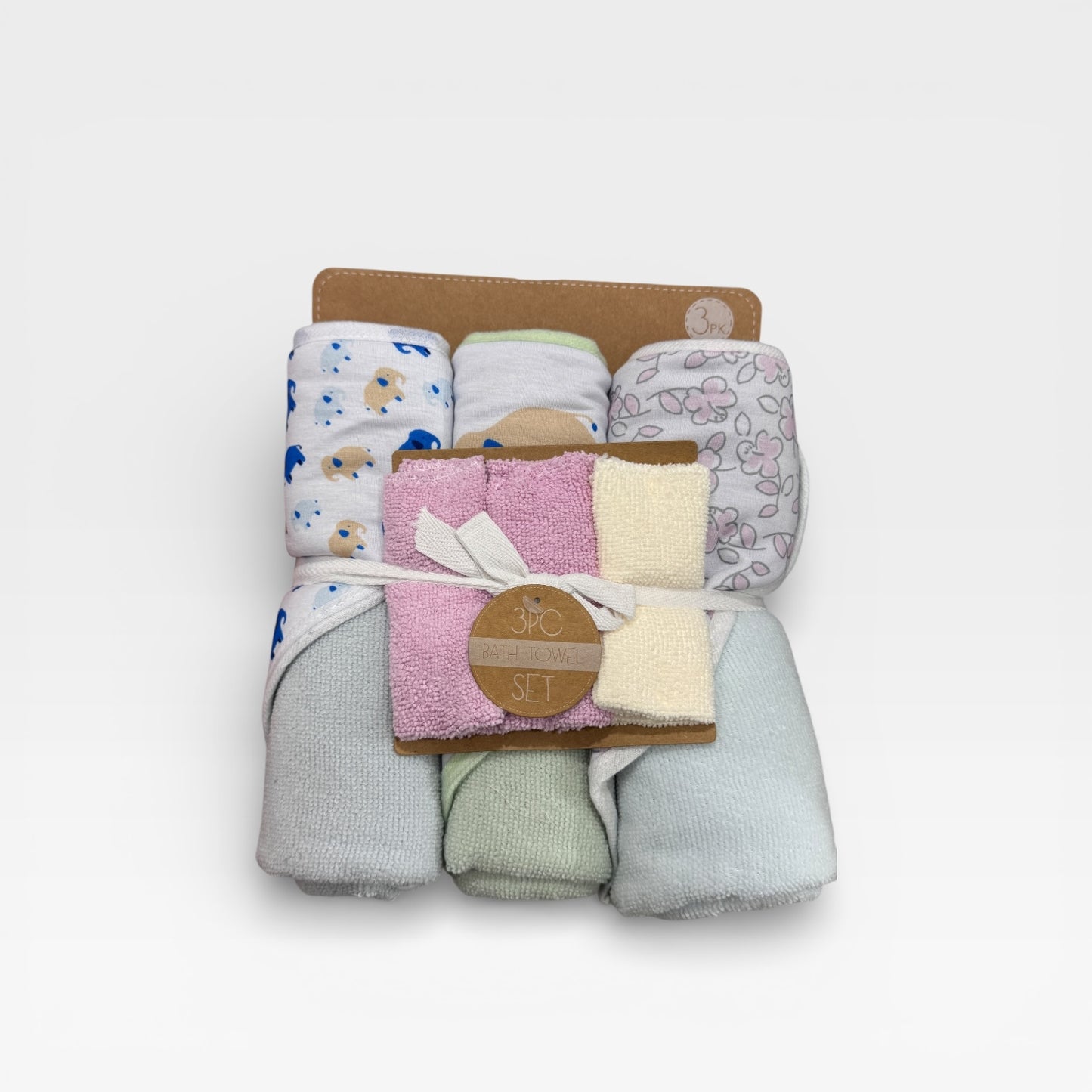 6Pcs Baby Bath Towel Set