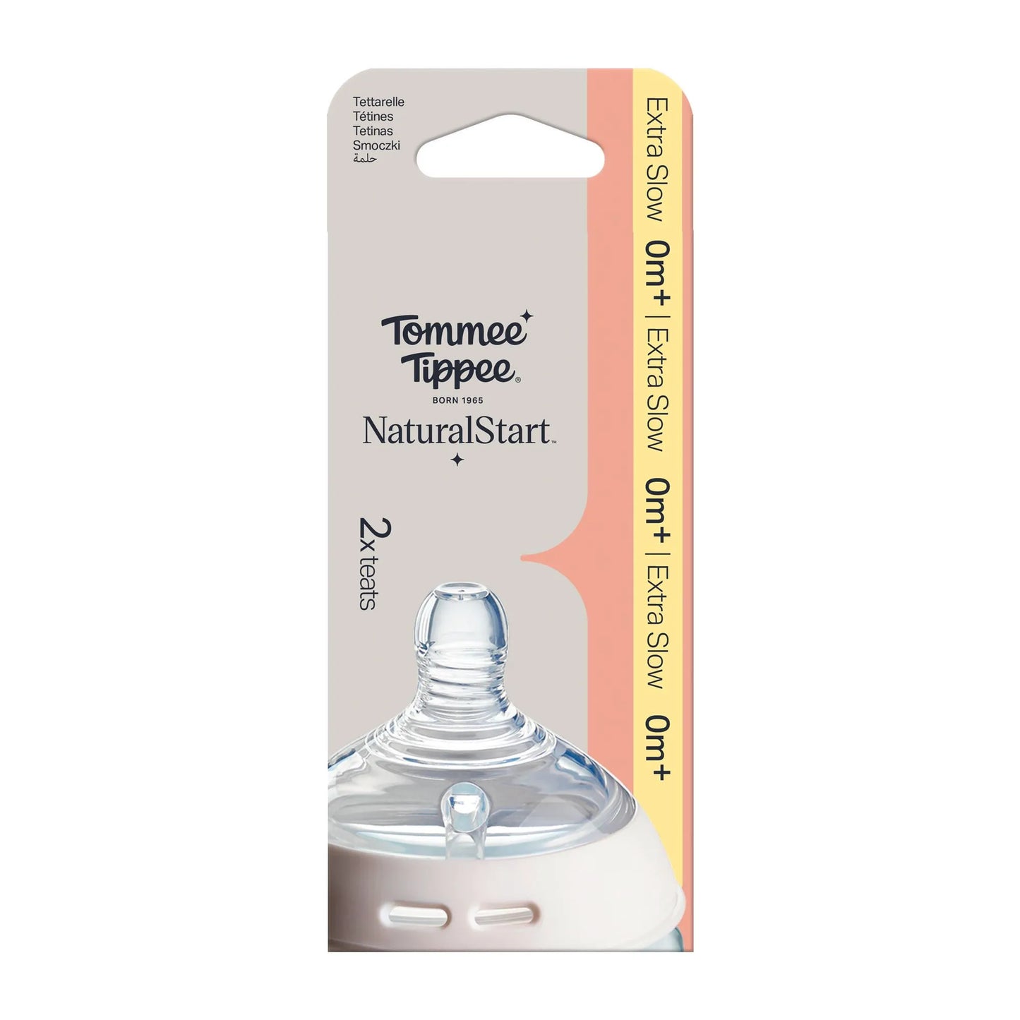 Natural Start 2x Teats 0m+ - Tommee Tippee