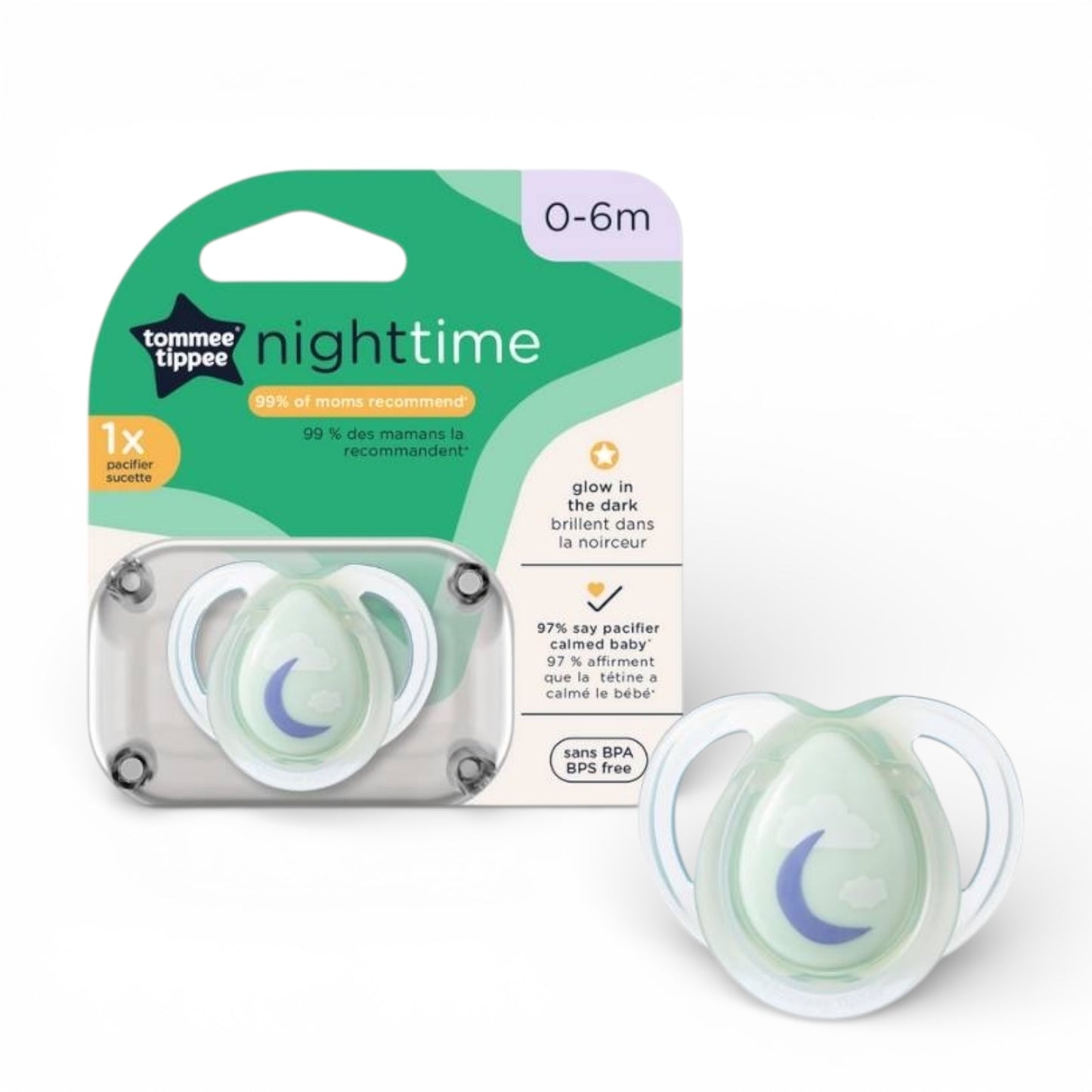 0-6m Night Time Soother - Tommee Tippee