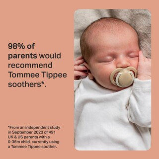 0-2m New Born Soother (2pc pack)- Tommee Tippee
