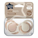 0-2m New Born Soother (2pc pack)- Tommee Tippee