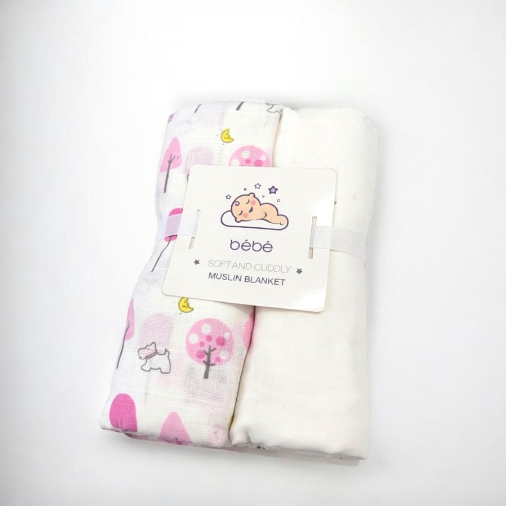 BeBe - 2Pc Muslin Wrap