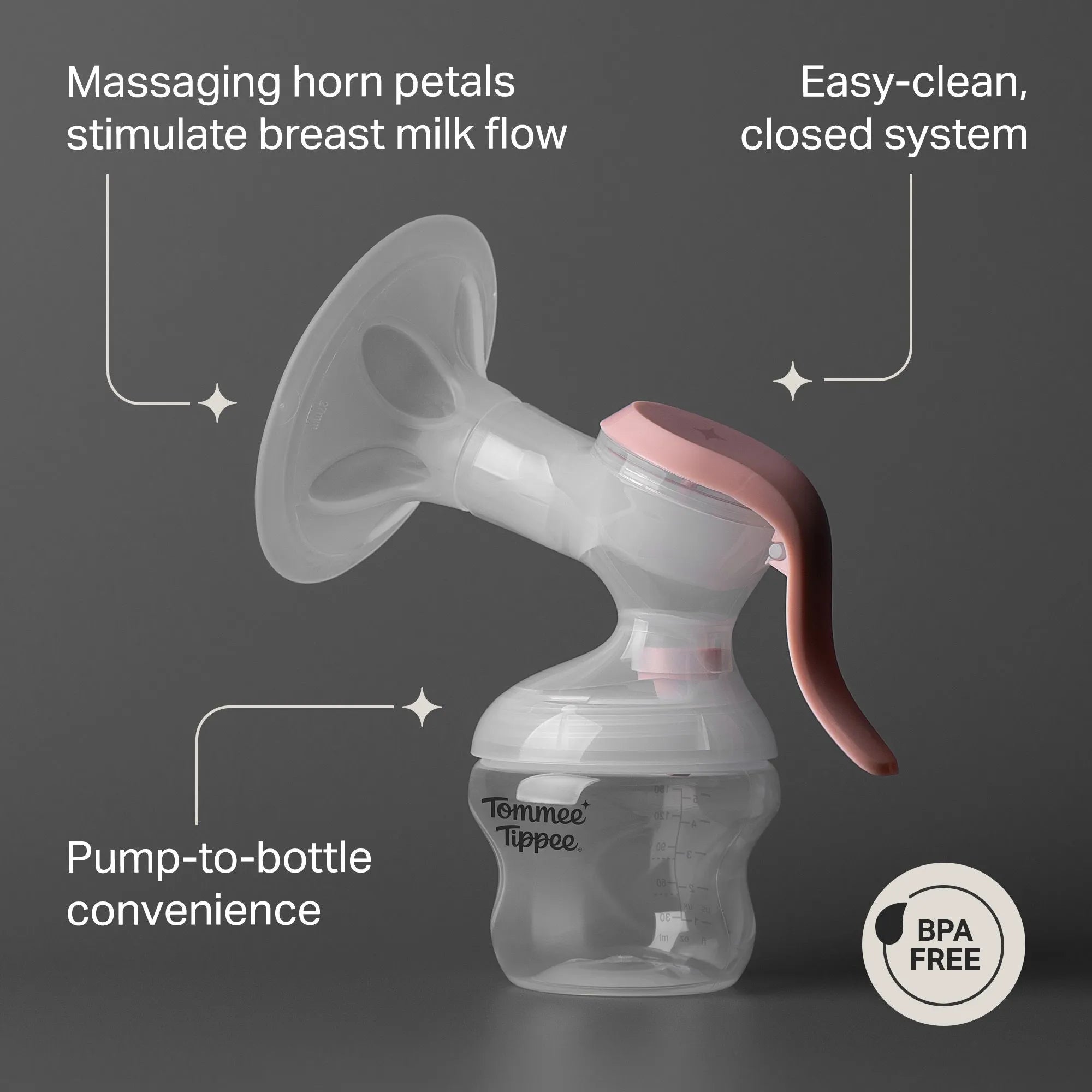 Tommee Tippee Made for Me Single Manual Breast Pump