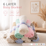 6 layer Muslin Blanket
