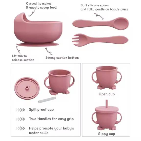 Silicone Feeding Set 6pcs