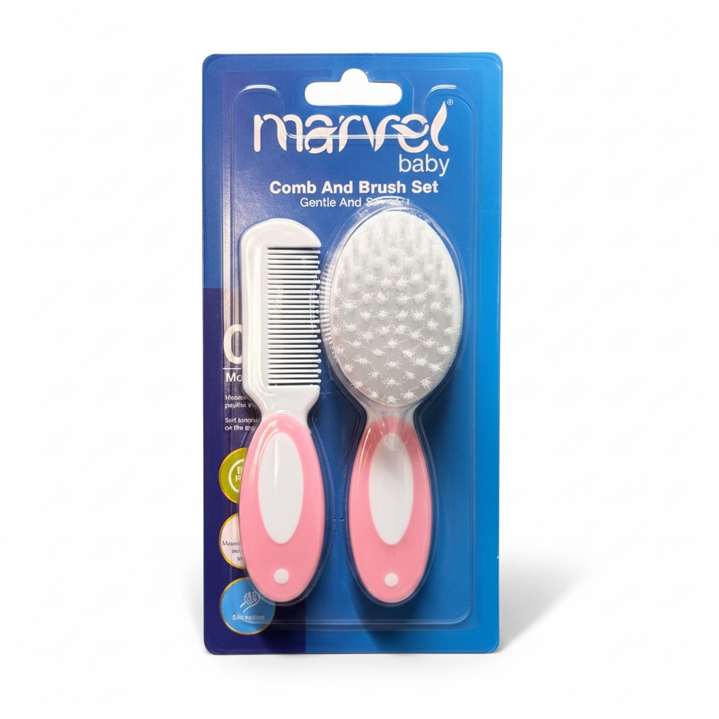 Comb and Brush Set- Marvel