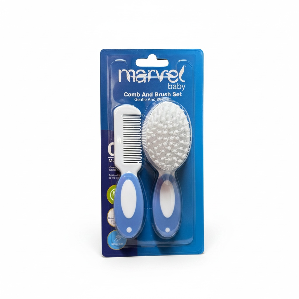 Comb and Brush Set- Marvel